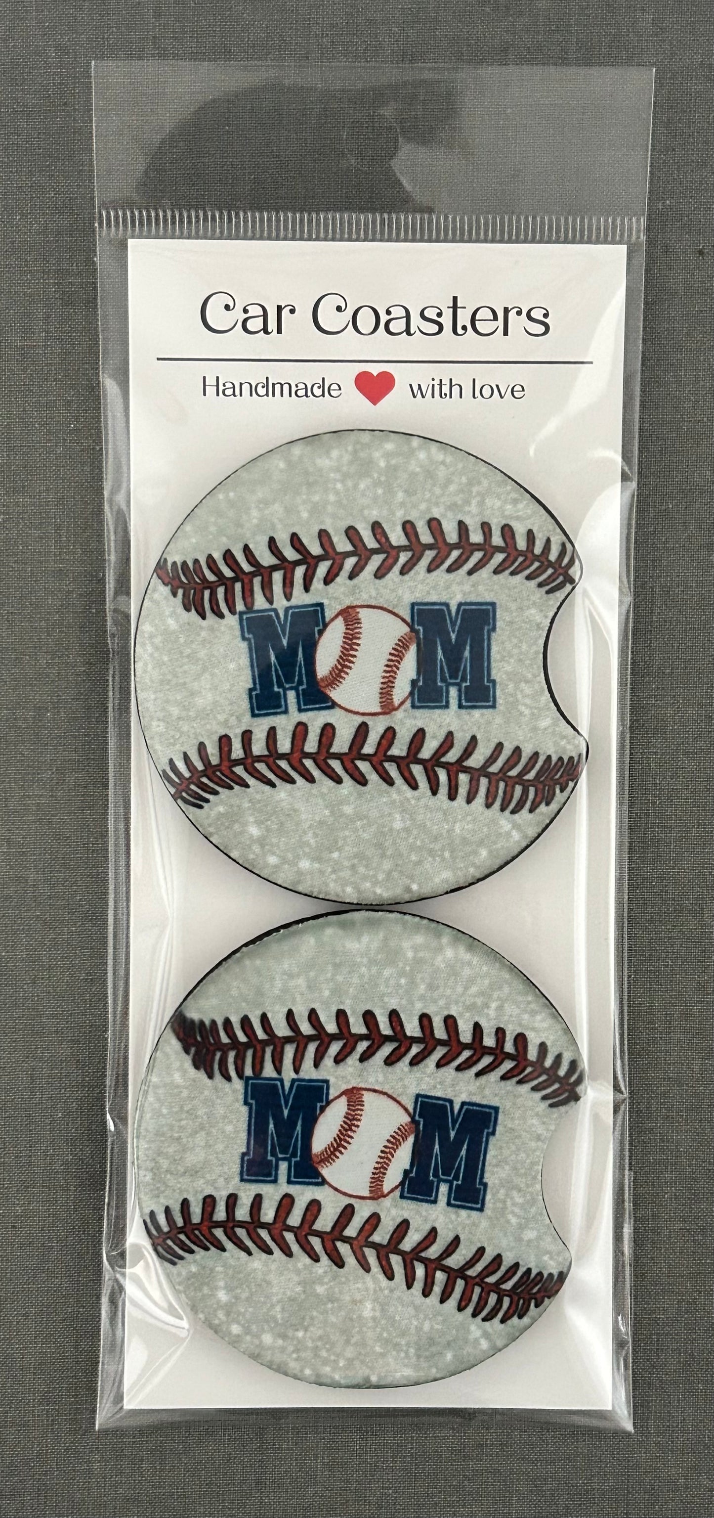 Baseball Mom Car Coasters