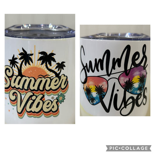 Summer Vibes Wine Tumbler