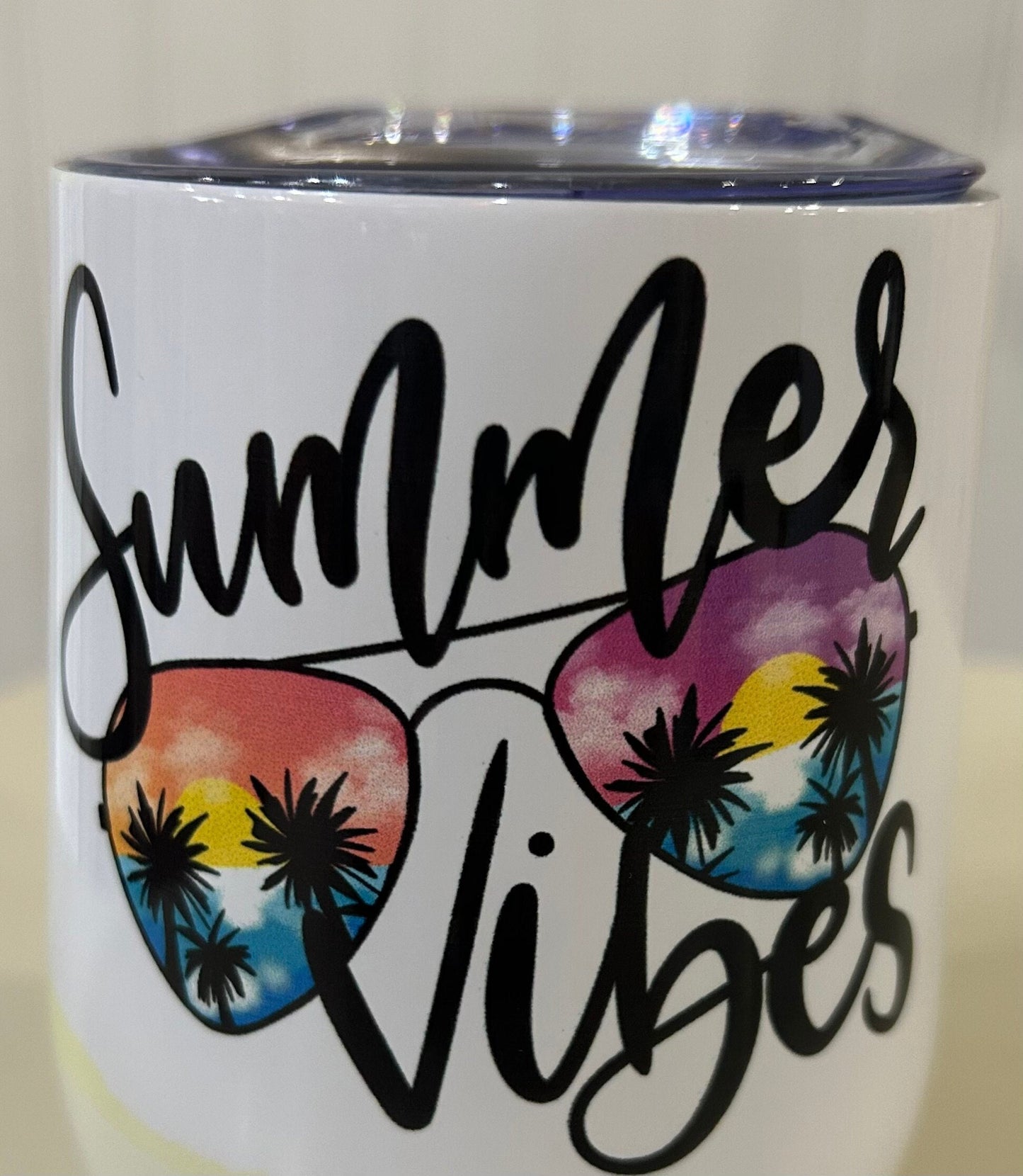 Summer Vibes Wine Tumbler