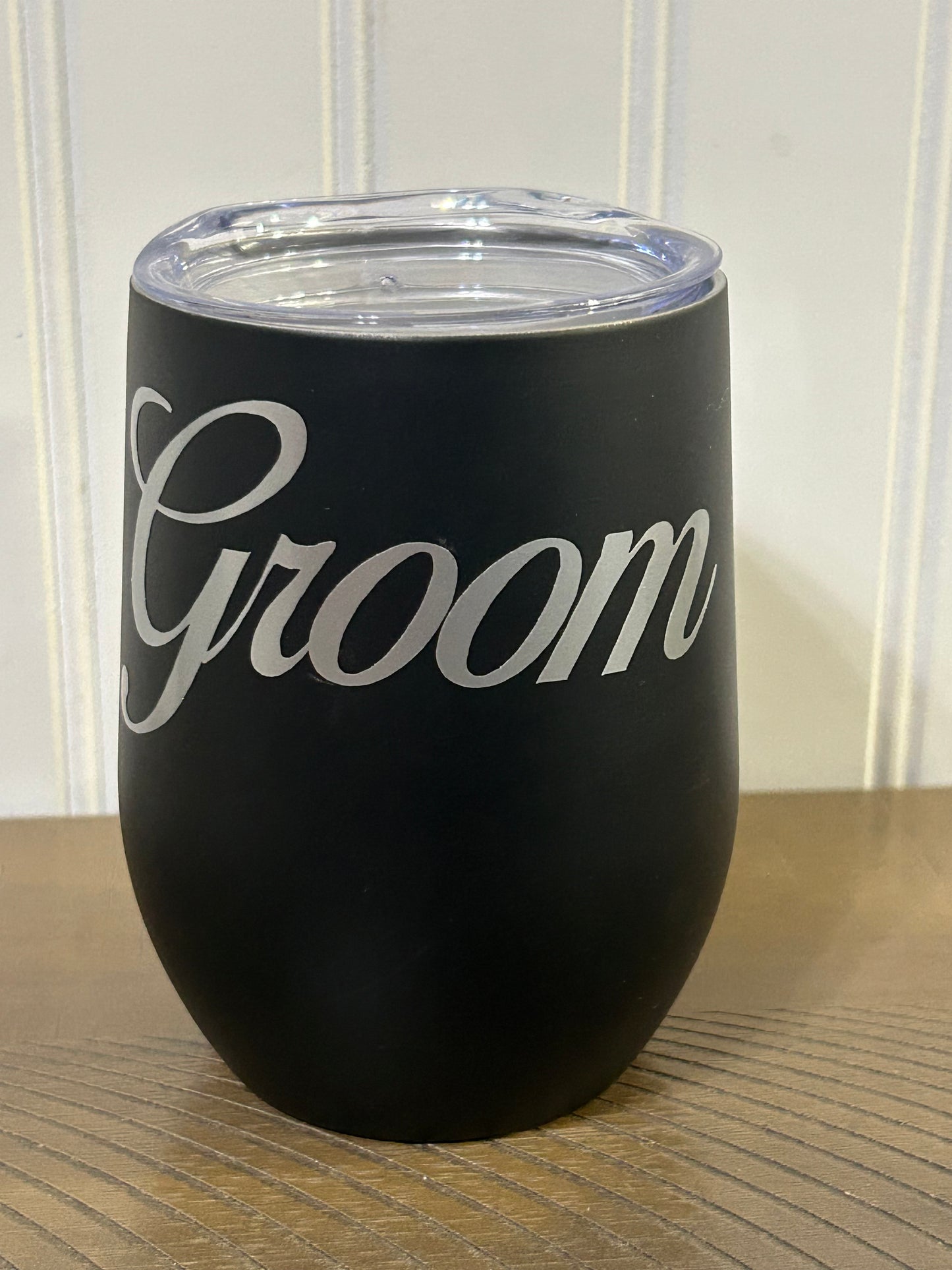 Bride and Groom Wine Tumbler Set