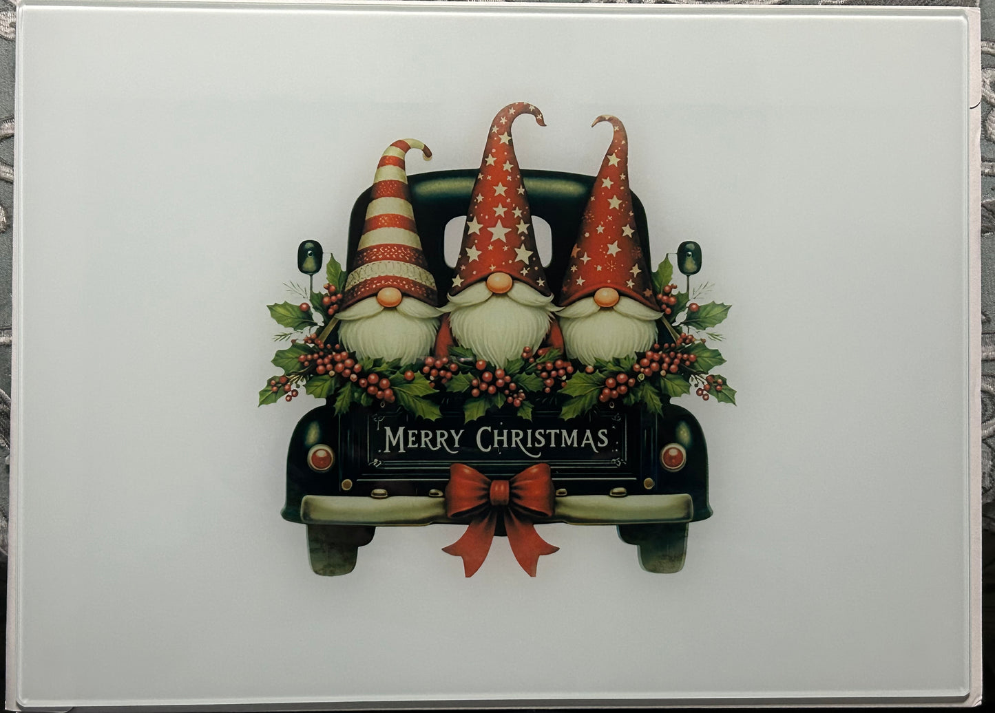 Christmas Gnomes Cutting Board