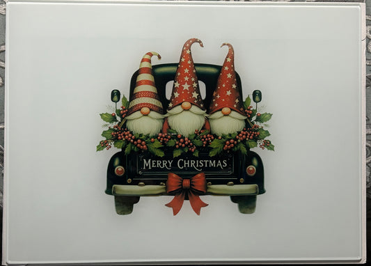 Christmas Gnomes Cutting Board