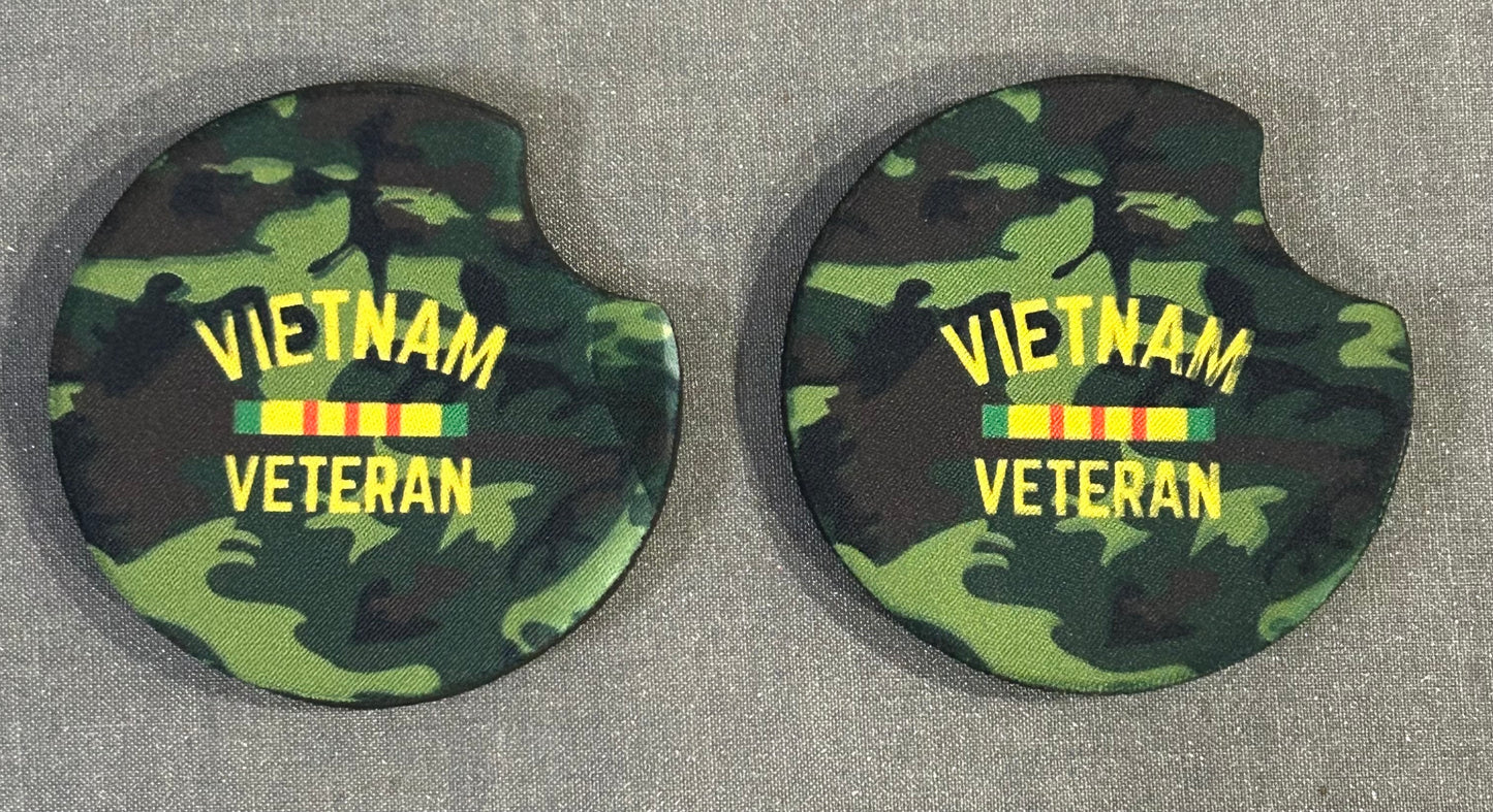 Vietnam Veteran Car Coasters