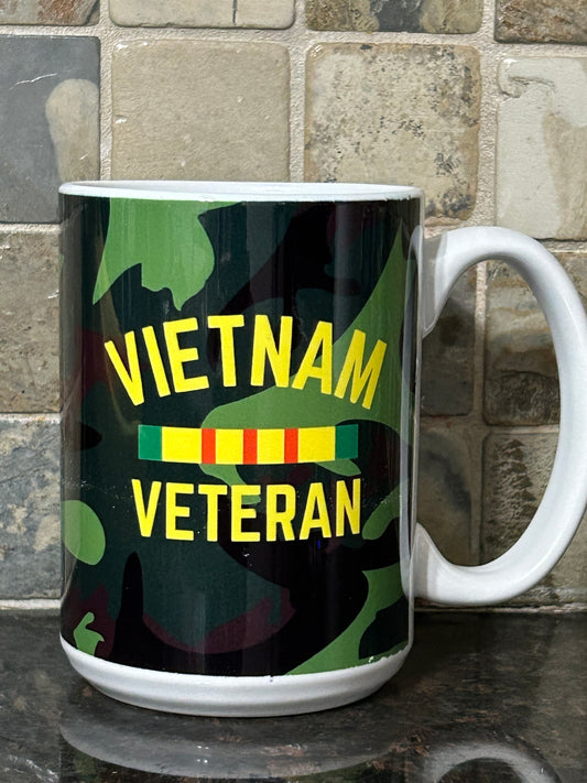 Camo Vietnam Veterans Mug